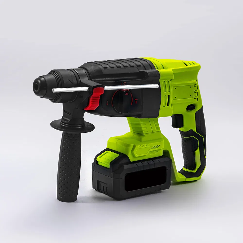 Heavy Duty Cordless 22mm Power Lithium Impact Rotary Hammer Drill Machine