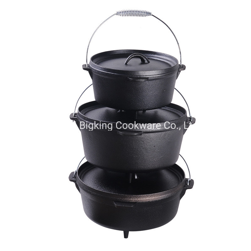 Outdoor Camping Nonstick Wholesale Cast Iron Dutch Oven Pot