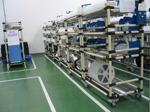Yusi Industrial Custom Design Aluminum Flow Rack Storage Shelf