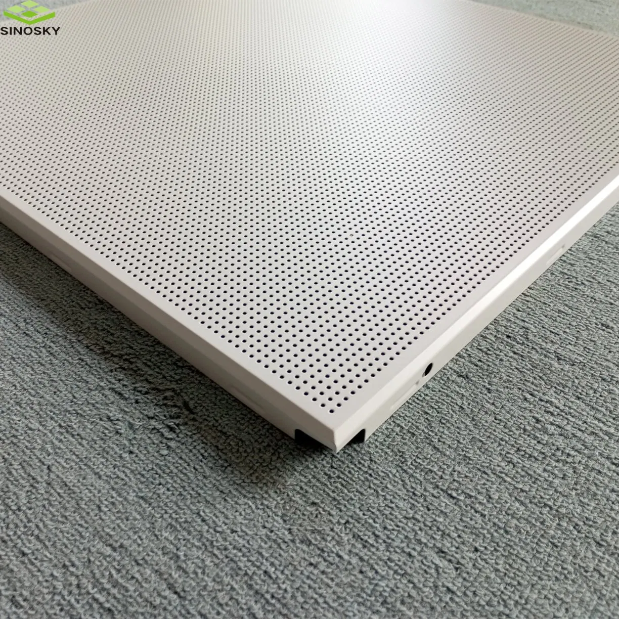 Soundproof Perforated Aluminum Ceiling Tile for Multimedia Classroom/Logistics Center