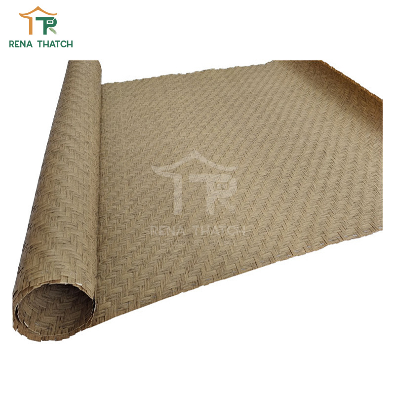 Ceiling Artificial Rattan Weave Synthetic Rattan Mesh Webbing Roll Material