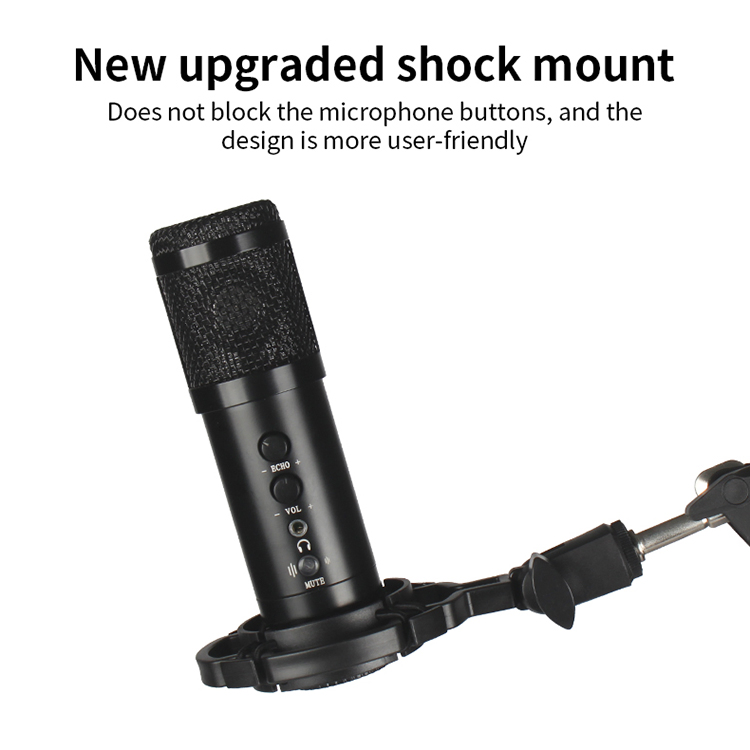 Professional Desktop USB Multi-Directional Condenser Recording Studio Equipment Microphone for PC