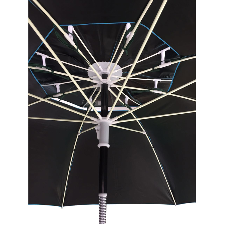 Пляжный зонт от солнца 2.2м с двойным козырьком MP6022