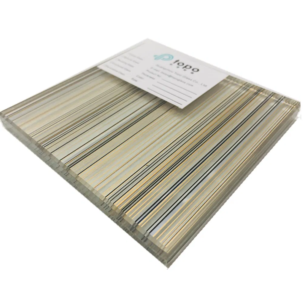Guangzhou Topo Glass Accept Customized Your Laminated Glass Wire Glass (PLW-TP)