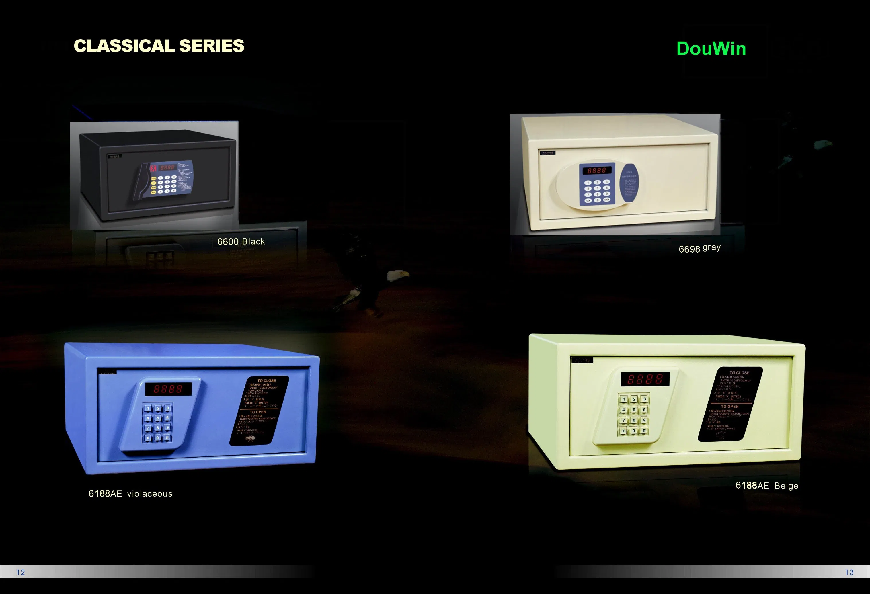 Digital Hotel Safe Box with FCC&CE