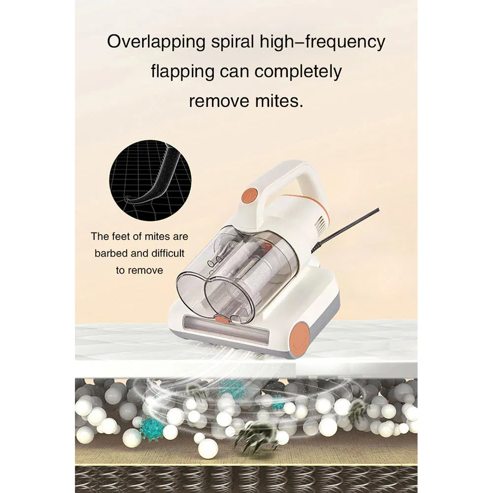 Wired Bed Vacuum for Pet Hair Dual Motors Bed Sheet Cleaner for Effective Mite Removal Machine