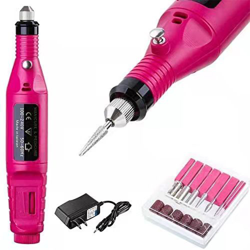 Electric Nail Drill Machine 12000rpm Mini Nail Drill Pen Portable Electric Nail File