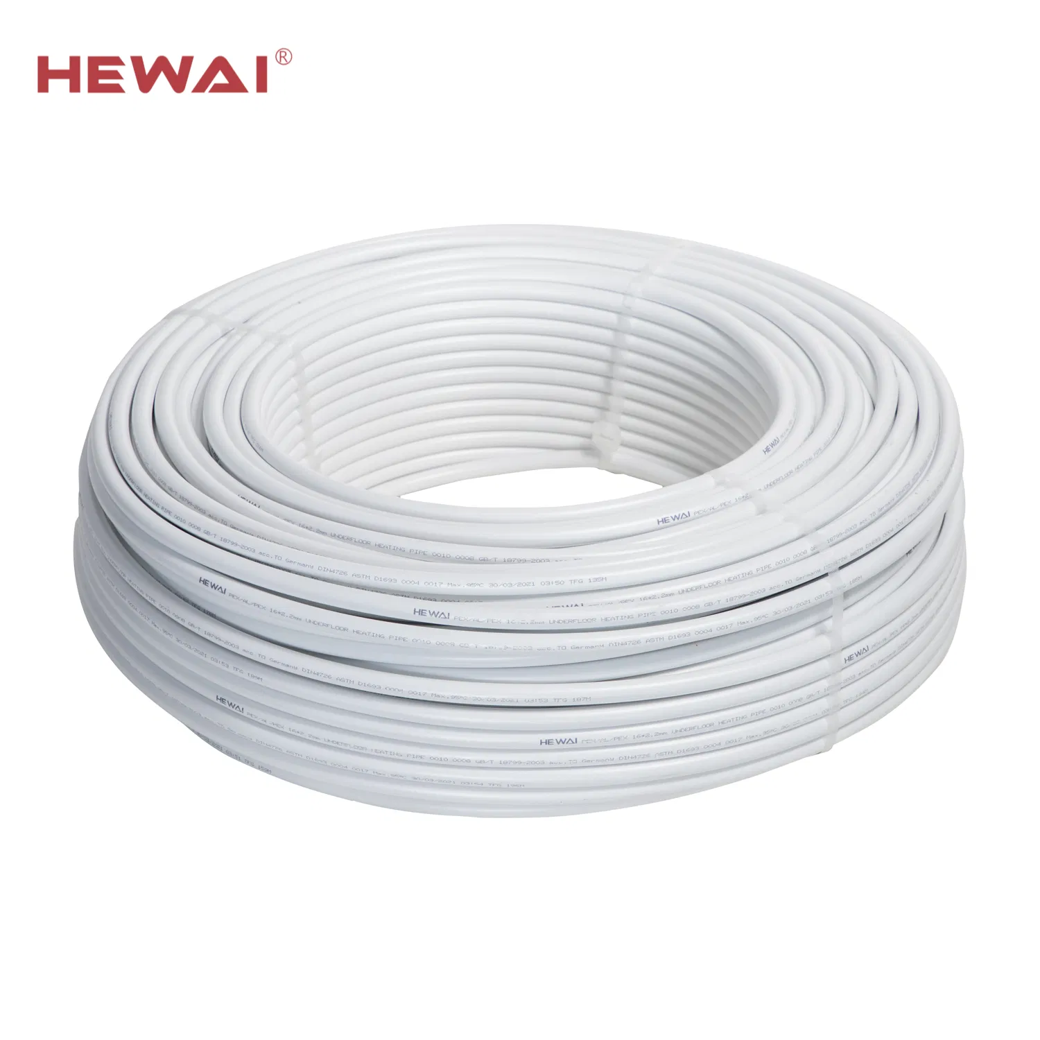 Hewai High Quality Pexb Pipe Cross-Linked Polythylene Pex Floor Heating Tubing