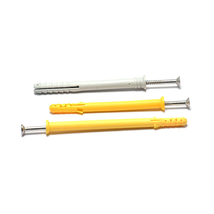 Customized Muti Sizes Spring Wing Sleeve Anchors Toggle Nylon Expansion Anchor Bolt for Concrete