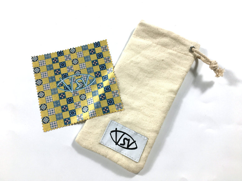 Custom Personalized Cotton Sunglasses Pouches
