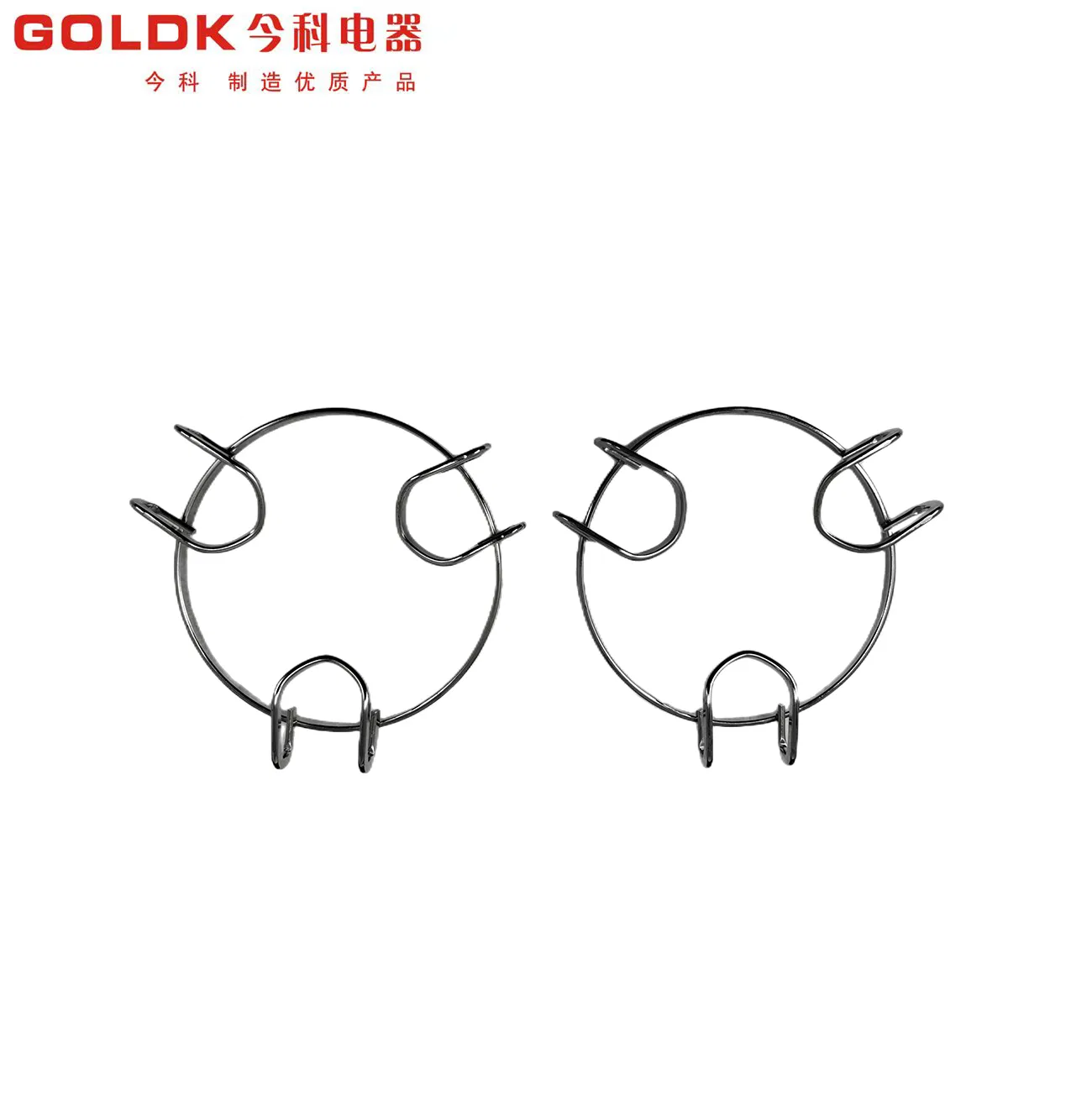 Goldk Hot Sale Style 3D Tempered Glass Top 2 Infrared Burner Gas Stove 828