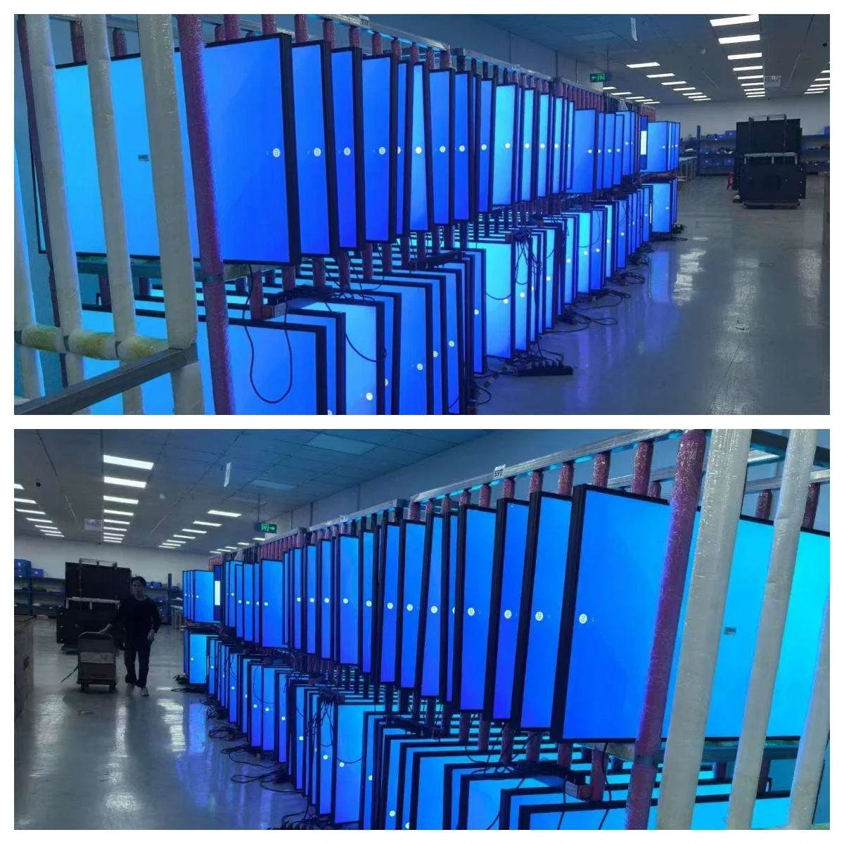 28mm Ultra Thin Indoor Wall Mounted Digital Signage Touch Screen Ultra-Thin TV Full Screen HD Advertising Display