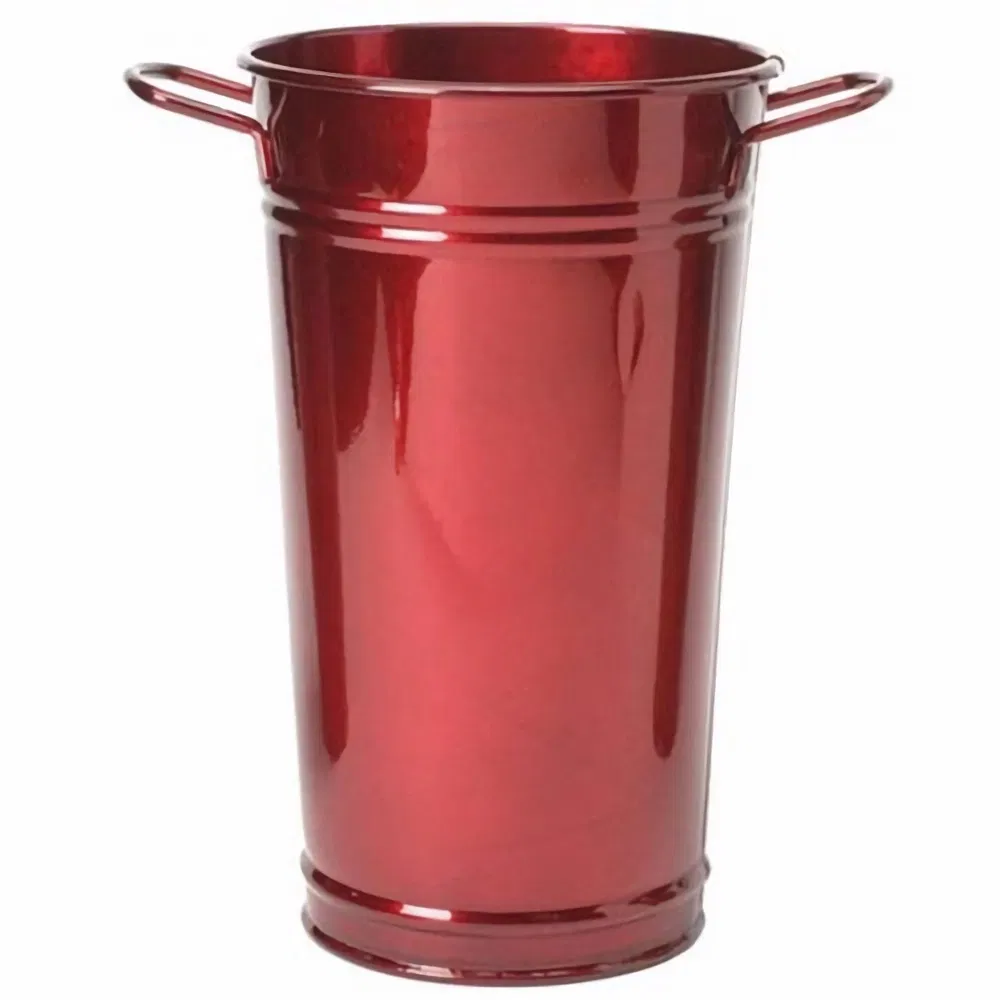 Durable and Vibrant Metal Decorative Flower Tin Flower Jug
