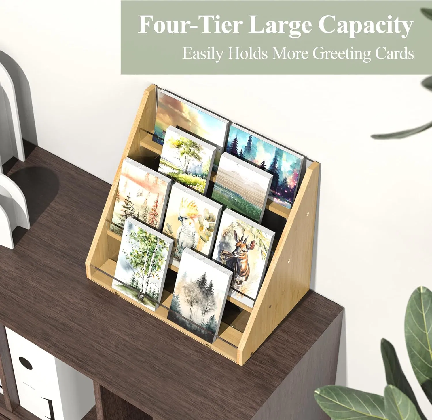 Bamboo Is Suitable for Displaying Family, Birthday, Wedding Photos, Postcards, Greeting Cards, and Display Racks
