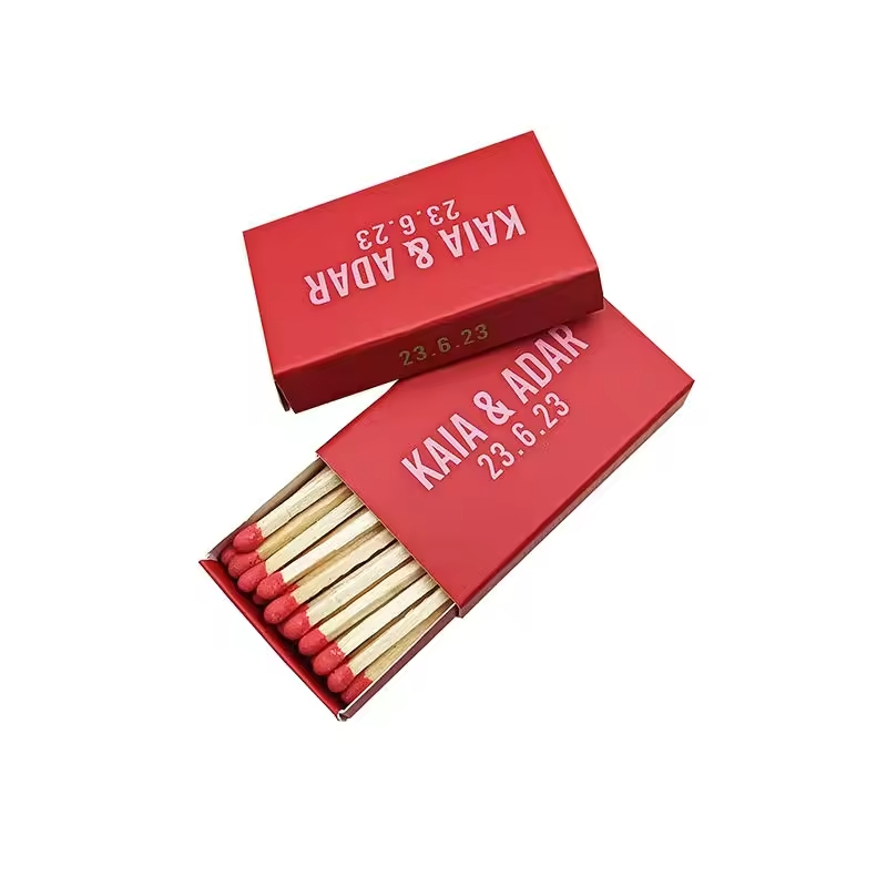 High Quality Customized Lower MOQ Long Wooden Stick Matches Safety Household Box Matches