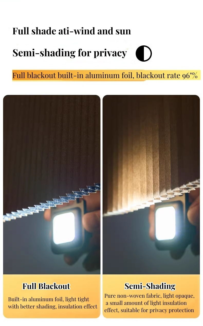Home Decor Customized Honeycomb Window Blinds Fabric Pleated Blinds Fabric Blackout Cellular Shades Cutains Shades & Shutters