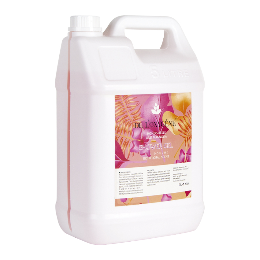 Bar-5L-H Shower Gel 5L Bulk Hotel Amenities Set Shampoo, Conditioner, Body Wash & Lotion