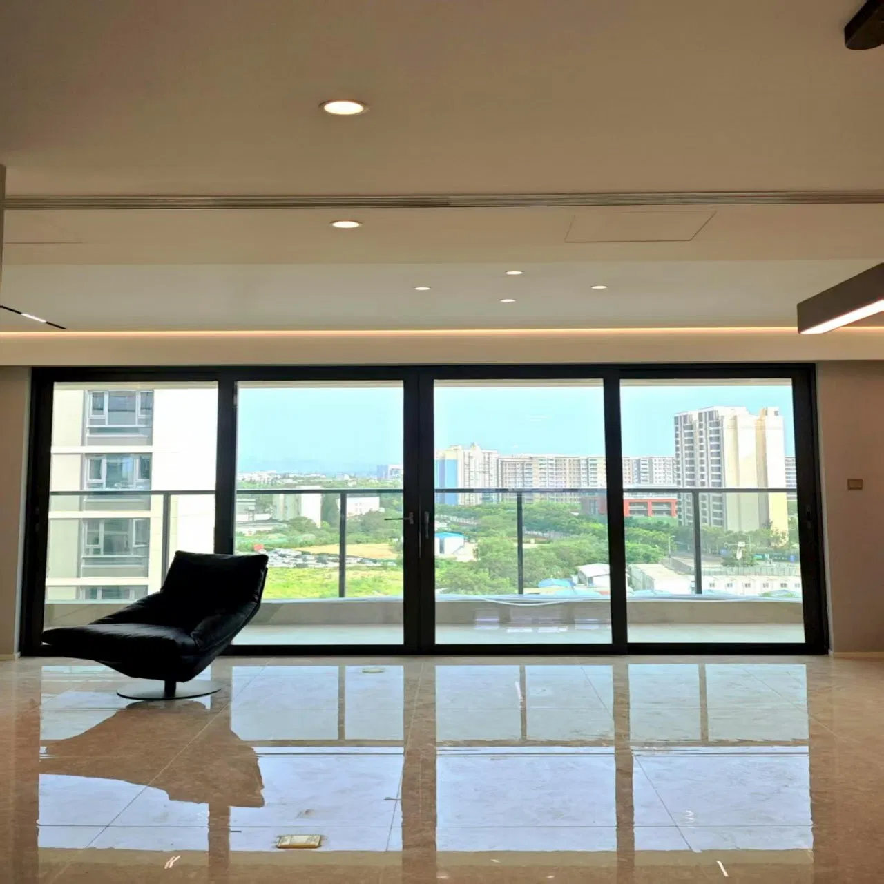 10. High Cost-Performance Aluminium Aluminum Alloy Security Frameless Glass Sliding Door Aluminum Alloy Frame for Kitchen Door