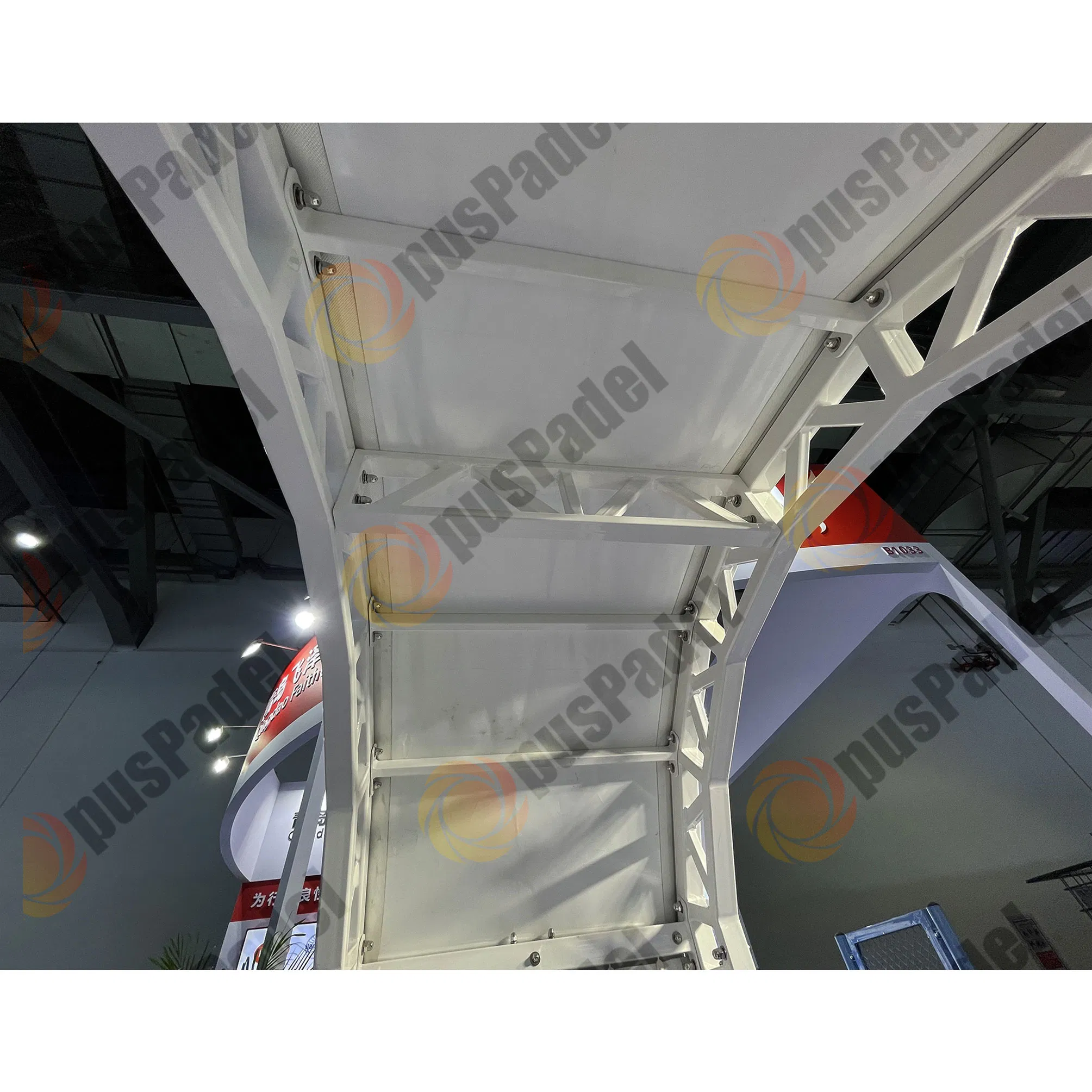 Padel Manufacturer Large Indoor Space Sport Tent Padel Court Cover Outdoor Basketball Court Metal Roof