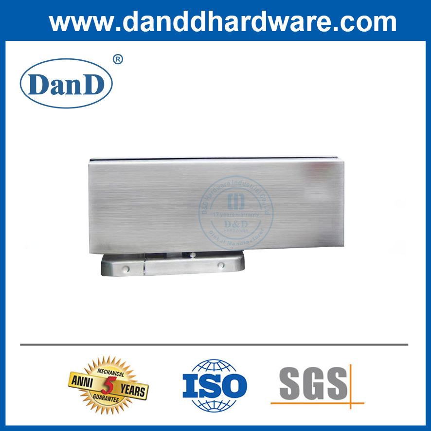 Commercial Glass Door Accessories Hydraulic Non Digging Floor Spring Hinge Patch Fitting