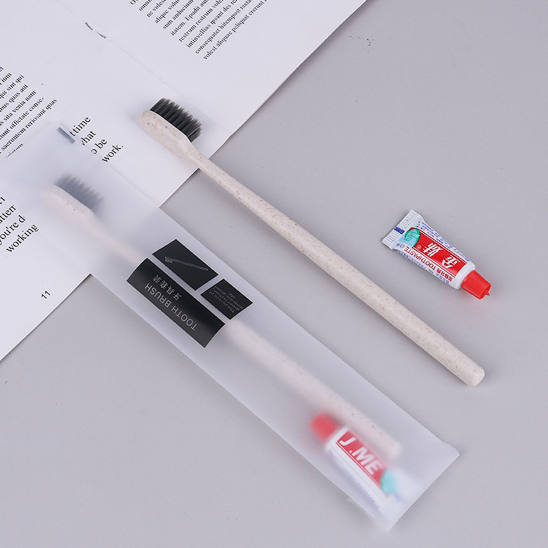 Quality Hotel Supply Toothbrush with Mini Toothpaste Travel Set