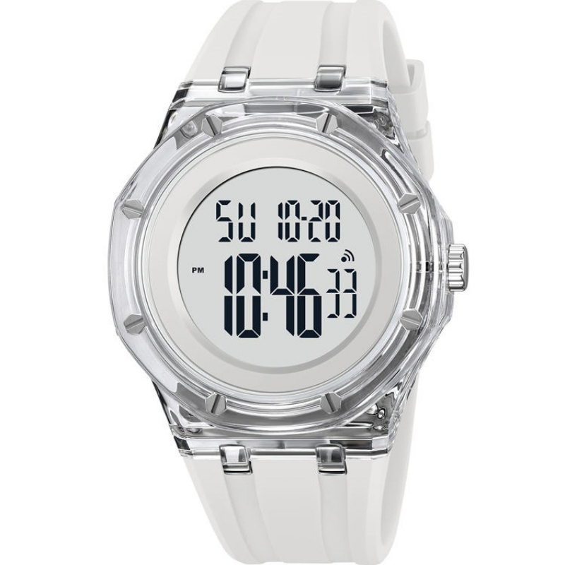 Skmei Men's Sport Digital Watch Waterproof 5ATM Fashion Design Luminous Silicon Strap