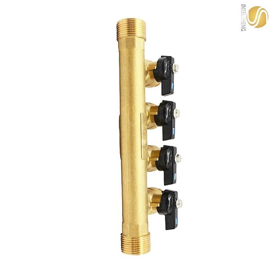 Brass Water Manifolds Valve with Four Outlets