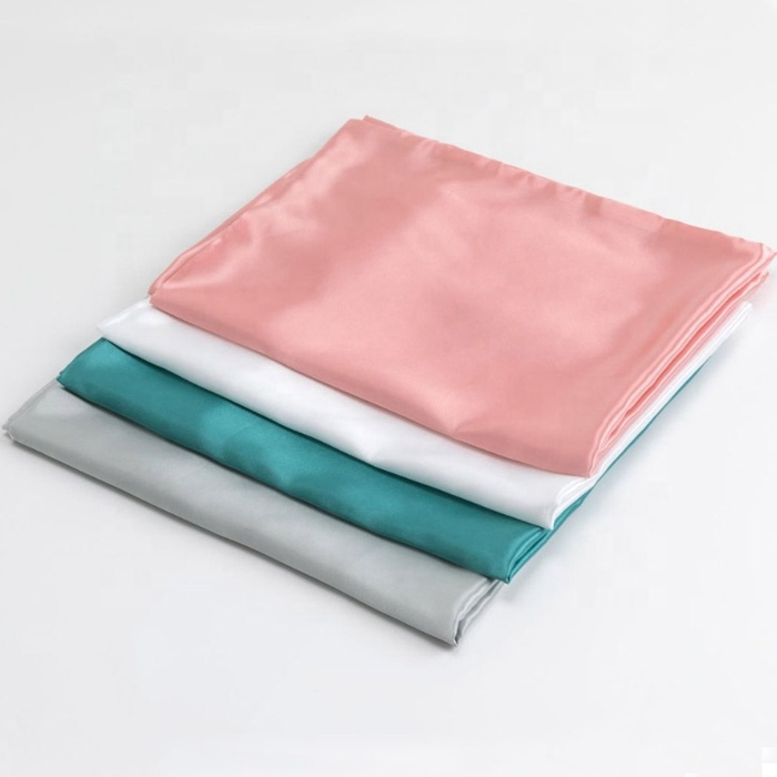 Smooth Satin Pillow Case Cover Gorgeous Comfortable Soft Pink Pillow Covers with Envelope Closure