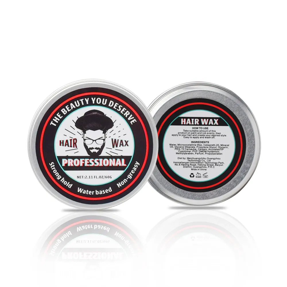 Private Label Strong Hold Long Lasting Men Styling Product 60g Honey Bee Hair Pomade Wax