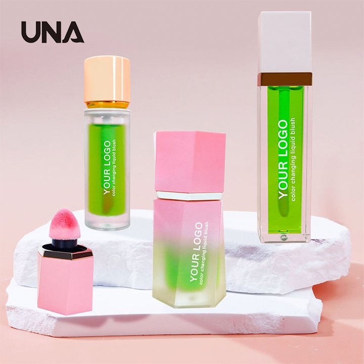 Custom Private Label Color Changing Blush Cheek Soft Creamy Vegan Makeup High Quality Liquid Blush Oil