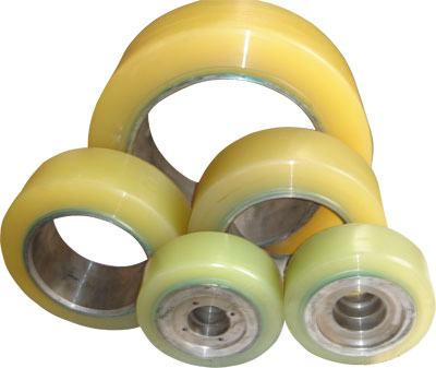 PU Rubber Caster Wheels for Trolley Cars