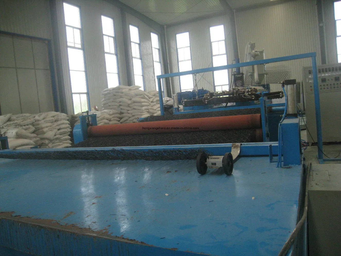 Geomat with Dipped Gavalnized Wire Mesh Reforcement for Protection Slope