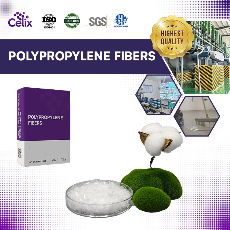 Celix PP Fiber Polypropylene Fiber for Self-Leveling Compounds