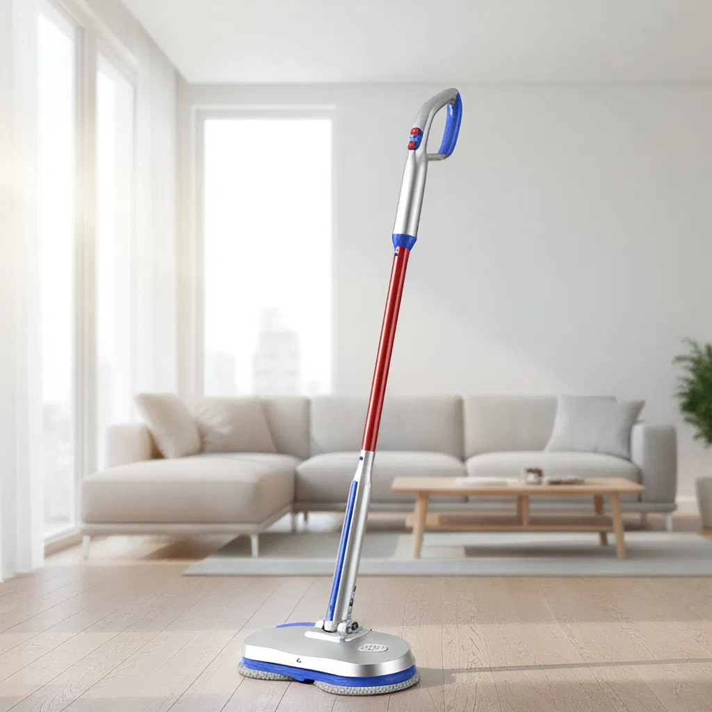 Electric Mop, Cordless Floor Scrubber for Floor Cleaning, Power Cordless Mop with Extension Handle, Electric Spin Mop