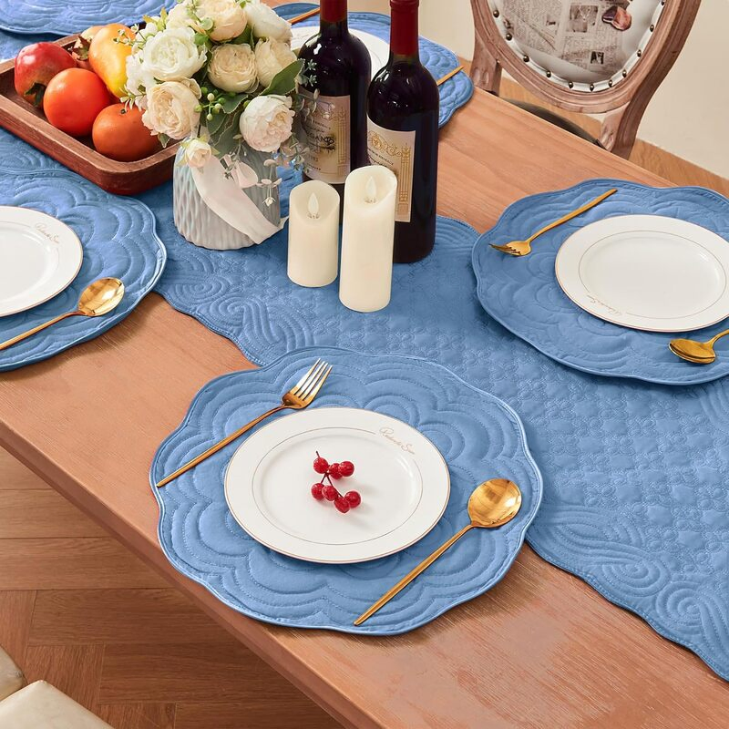 Versatile Non-Slip Table Mats: Easy to Clean and Fold