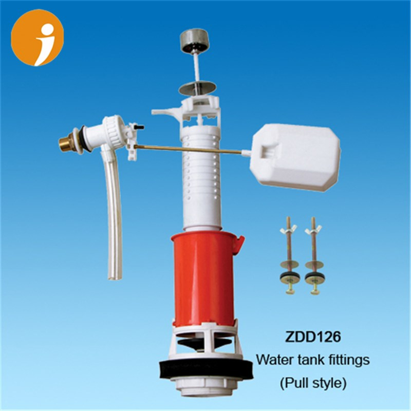 Plastic Water Tank Fittings Flush Valve