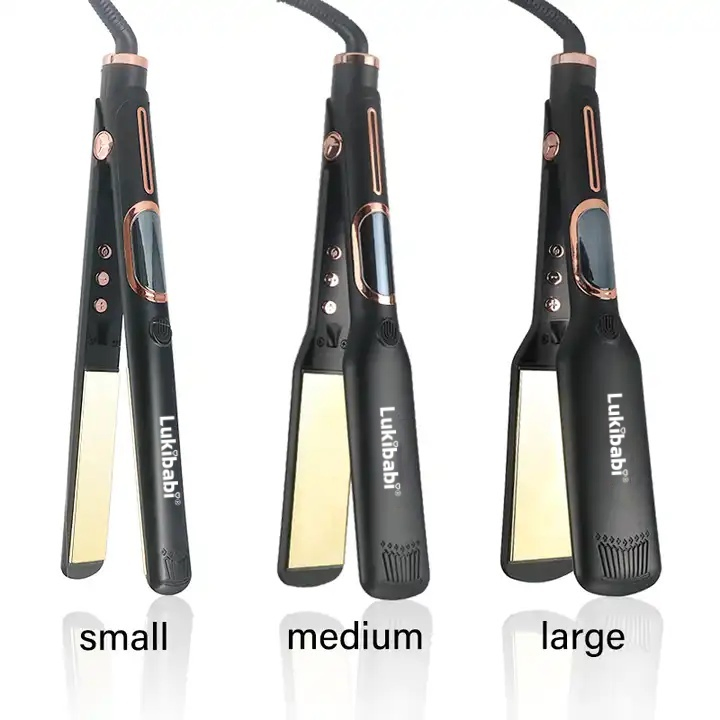 Mch Quick Heating LCD Digital Display Hair Flat Iron Intelligent Timing Shutdown Hair Straightener