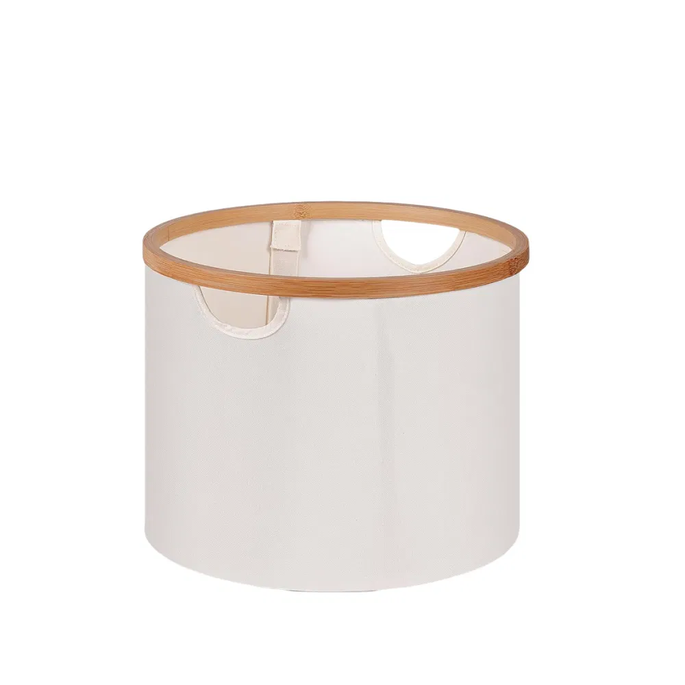 Desktop Miscellaneous Storage Basket, Fabric Covered Folding Storage Basket, Cosmetic Storage Basket