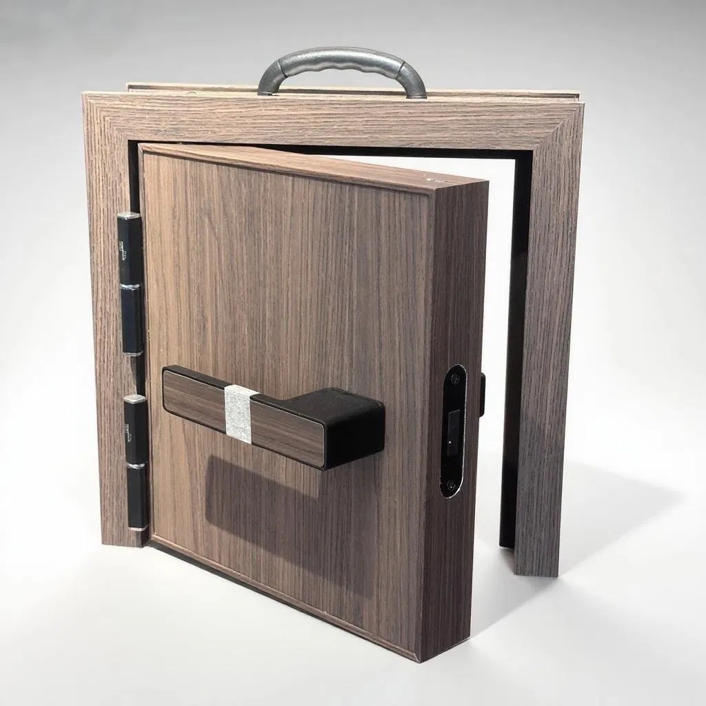 Aluminum Doors and Windows with Wood Grain Anodized Finish