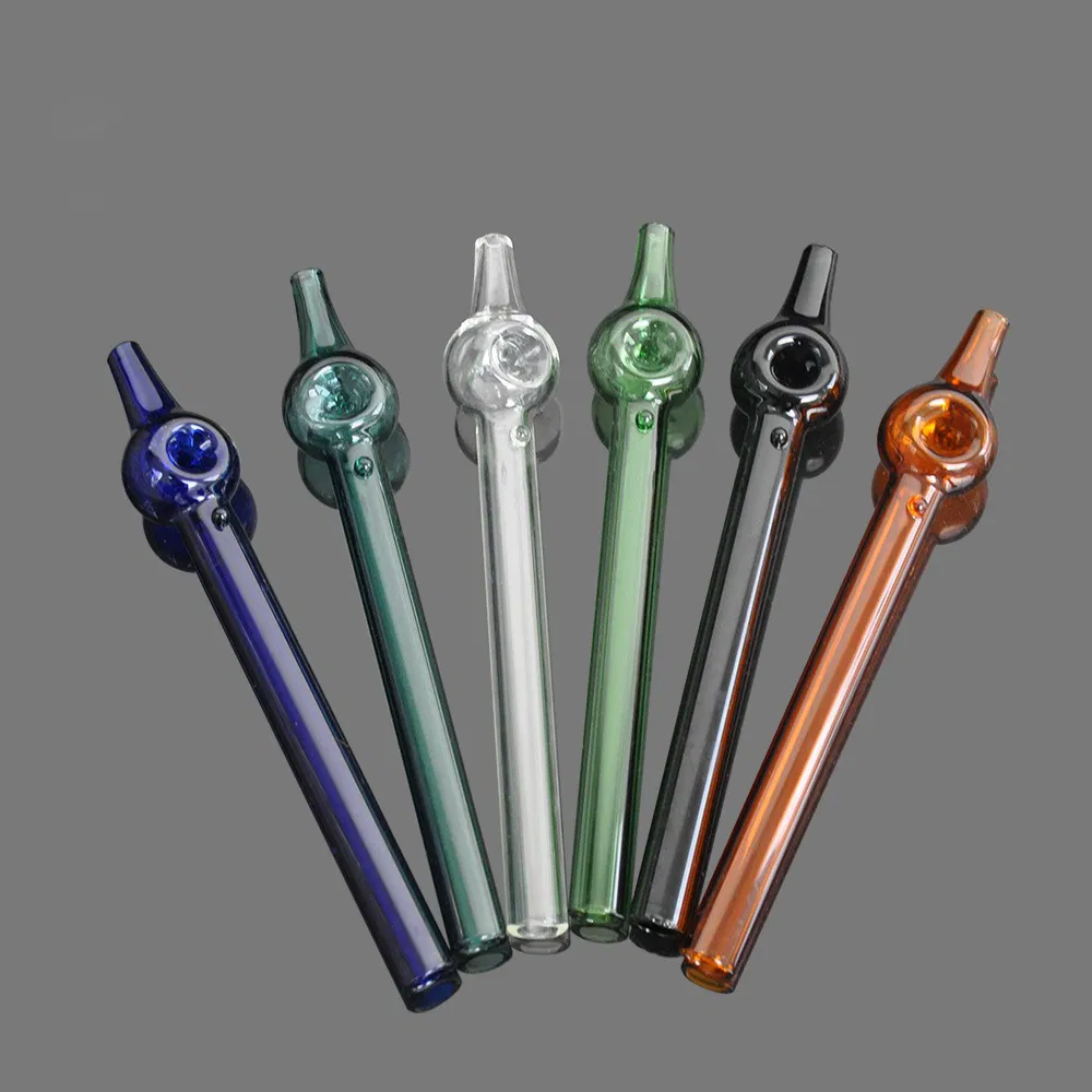Wholesale Smoking Pipe Sharp-Nosed Spoon Transparent