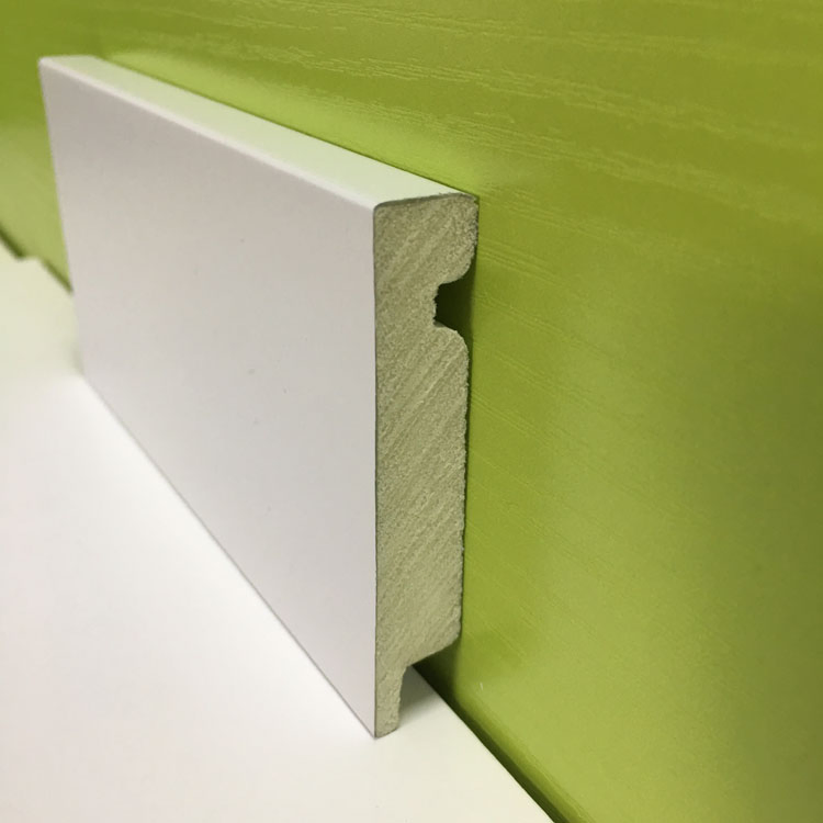 Plastic White Skirting Board Home Wall Skirting