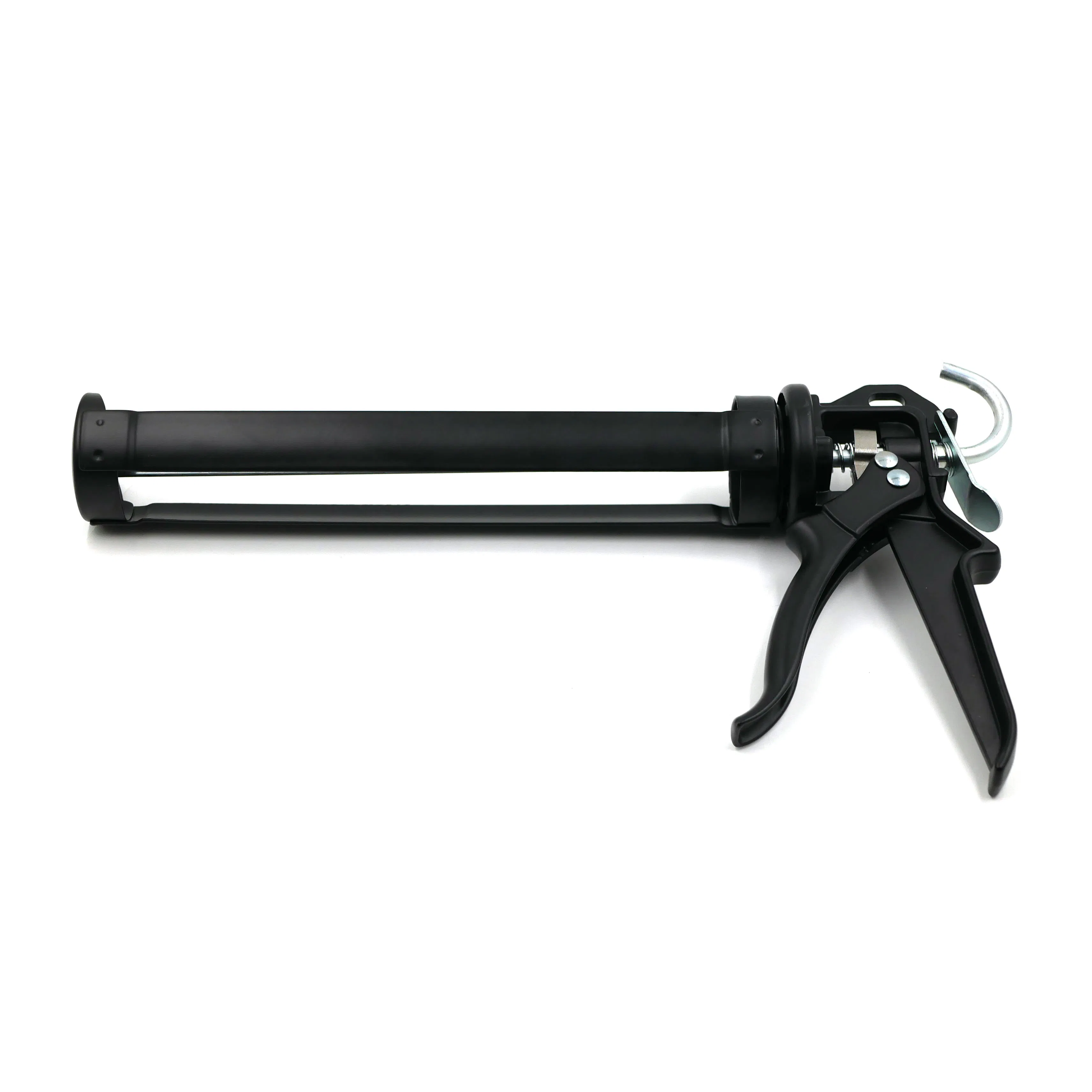 High Quality Metal Manual Black 12inches 400ml Cartridge Caulking Gun