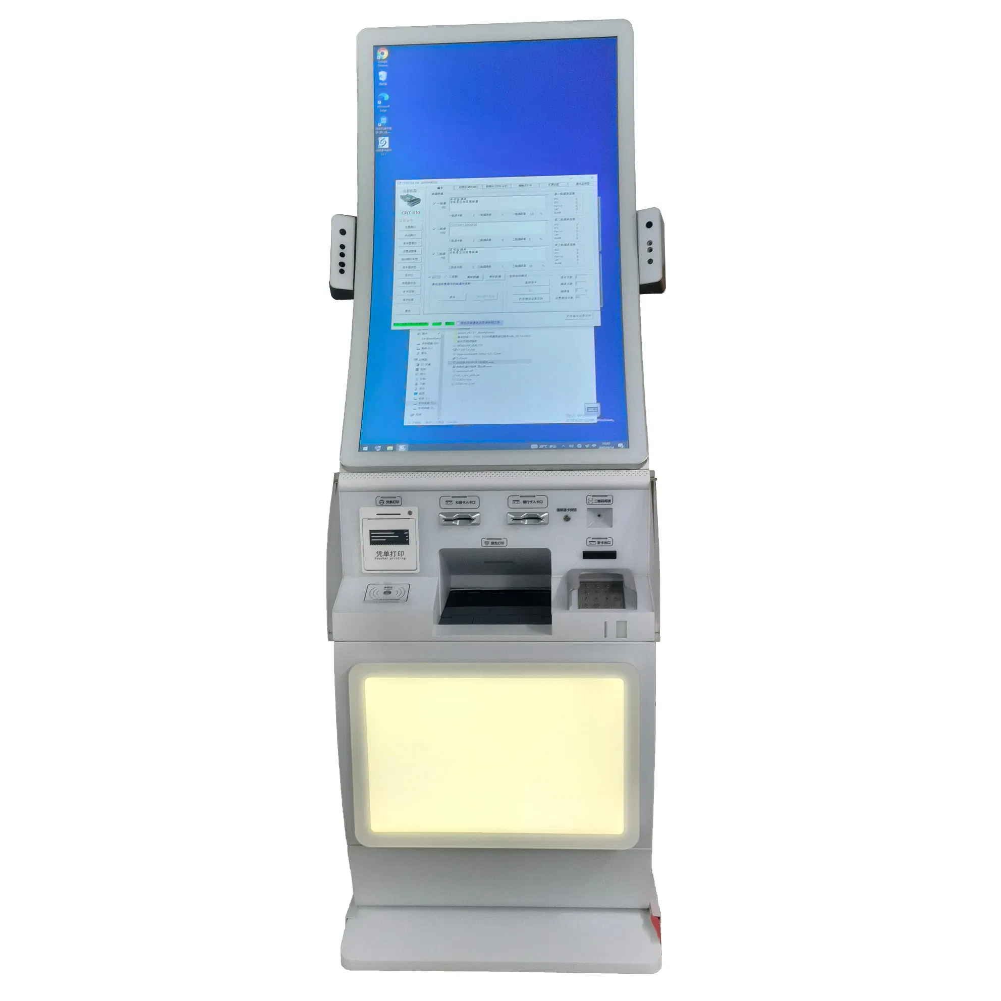 2023 Unique Design Curved Touchscreen ATM Cdm Cash Deposit Machine