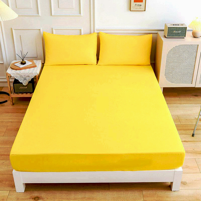 Solid Color Single Hat Pillowcase Home Textile Bedding Mattress Dust Cover