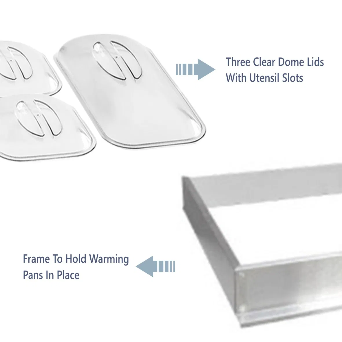 Professional Stainless Steel Material Steel Buffet Set Equipment Food Warmers