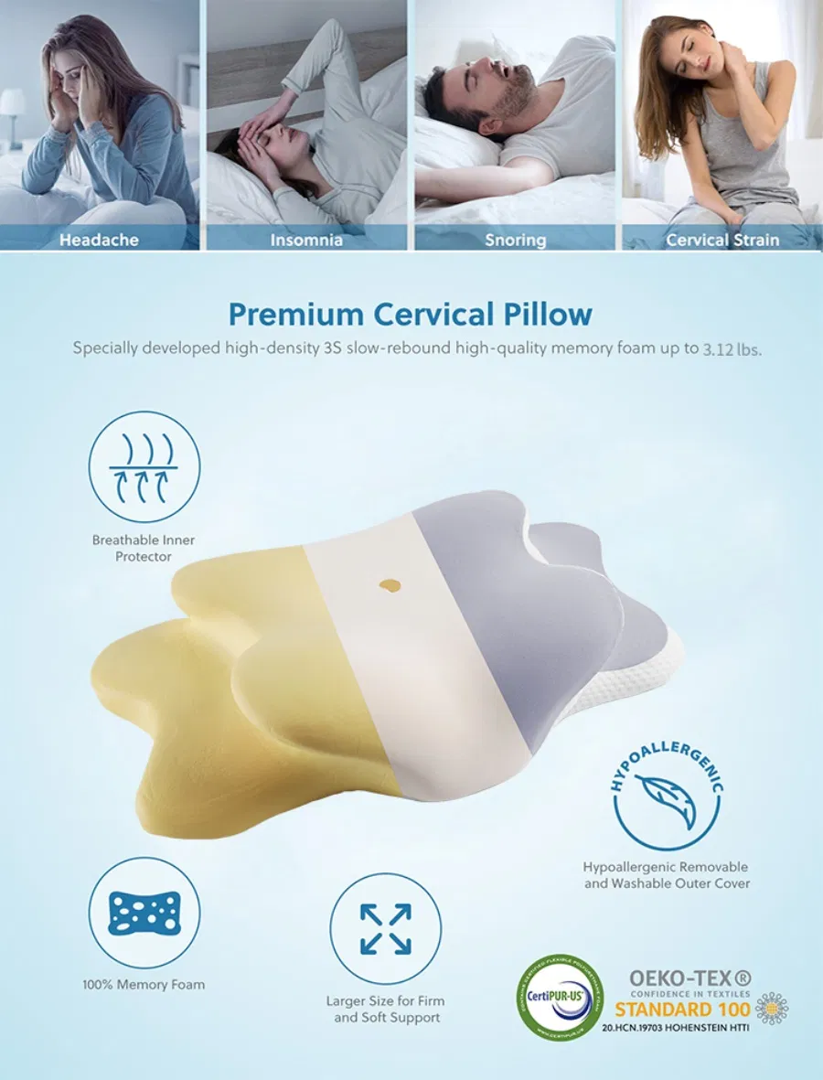 Factory Wholesale Sales of Resilient Memory Foam Pillows