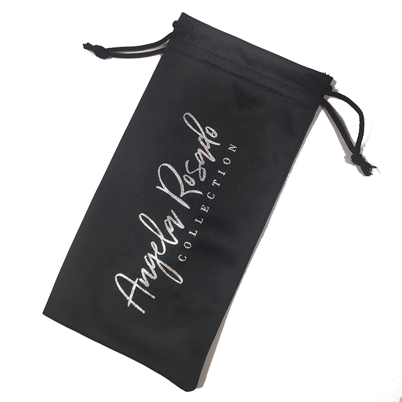 Top Quality Portable Design Your Custom Logo Silk Screen Printing Multi Color Microfiber Women Glasses Customised Sunglasses Bag Pouch