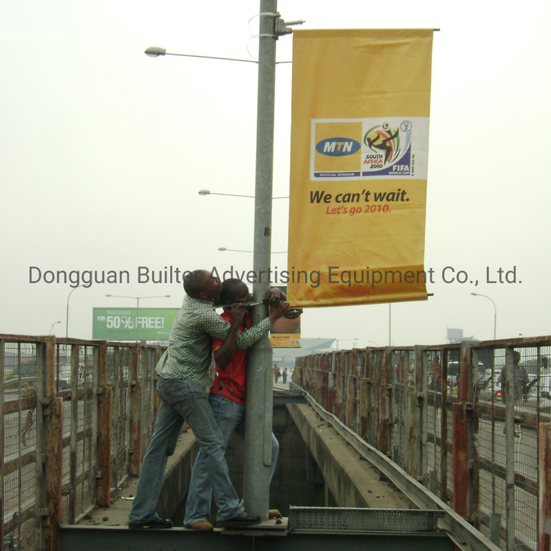 Metal Light Pole Banner Clamp Advertising Poster Holder