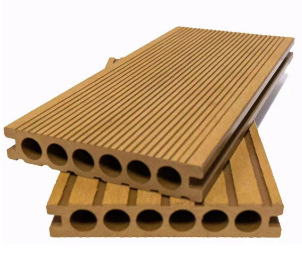 Eco-Friendly Anti-Slip Waterproof WPC Decking for Park Brushed Easily Aessembled Wood Plastic Composite Decking Decking