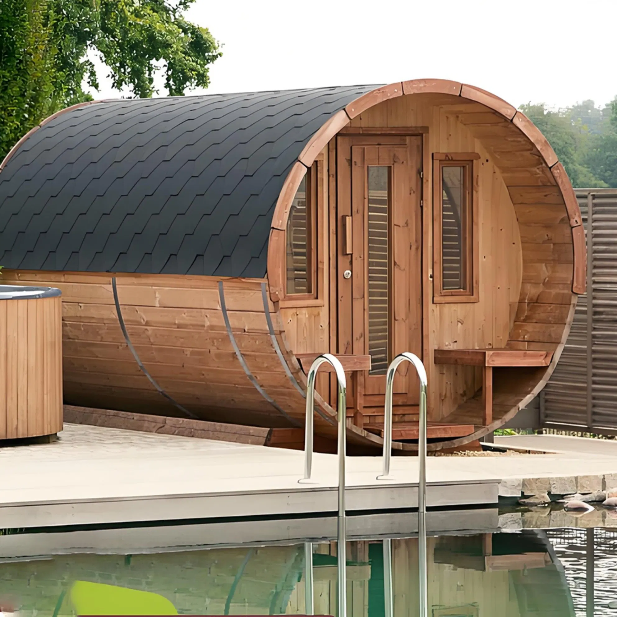 Цилиндрическая сауна Boda для 4-6 человек